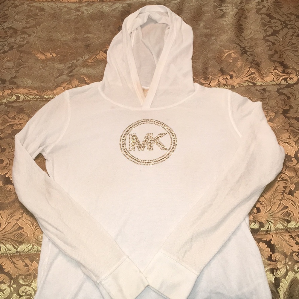 Michael Kors light white sweatshirt size small